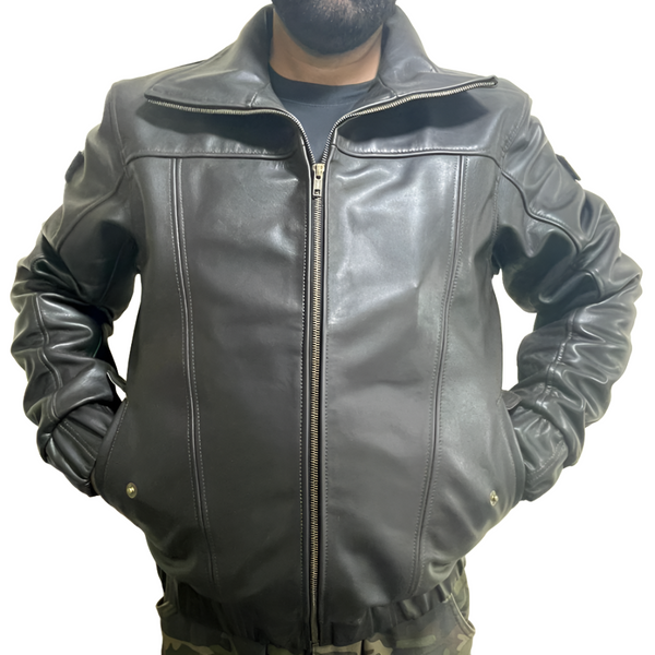 Military Leather Jacket For Men